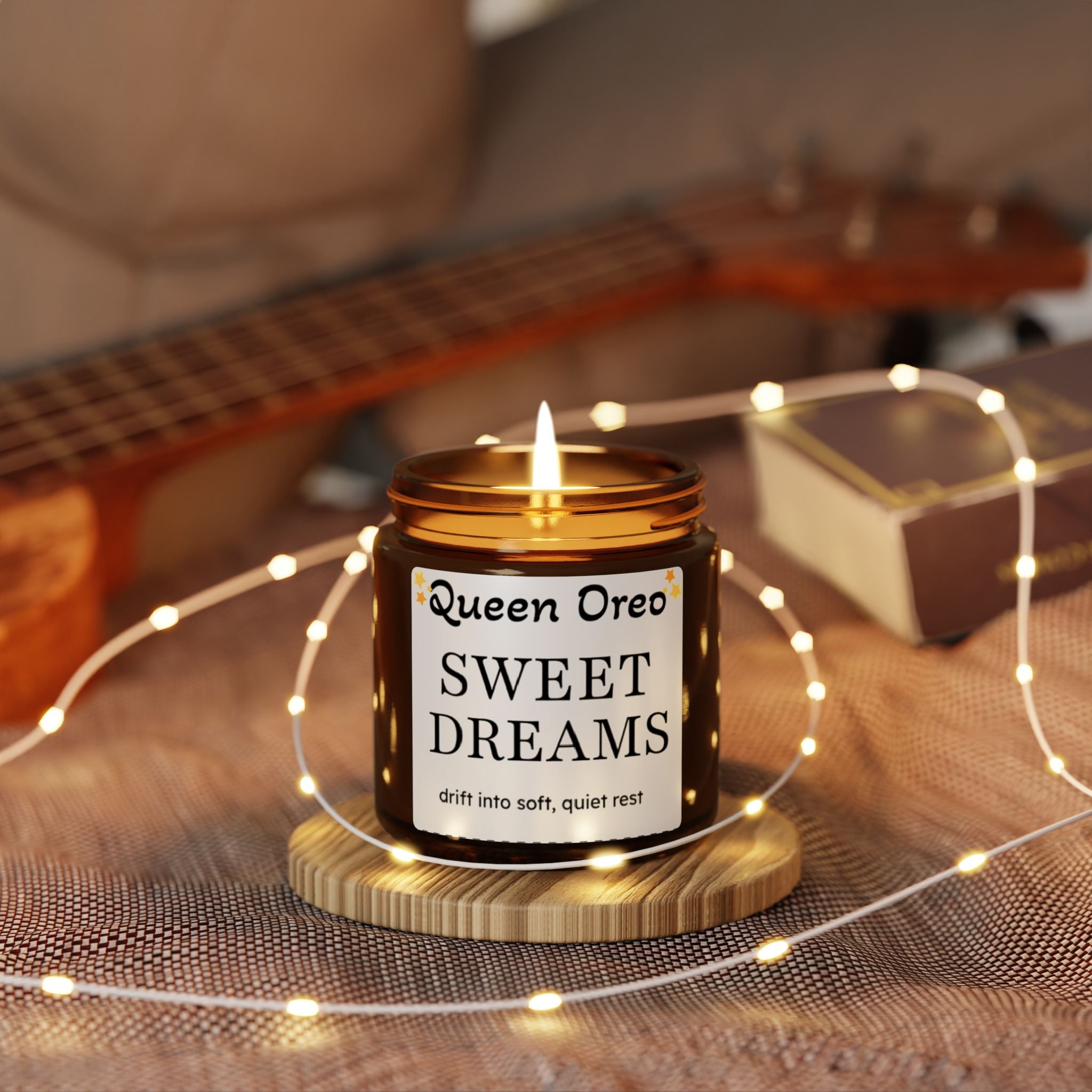 Sweet Dreams — Luxury Amber Sleep Candle (Cozy Night Blend)