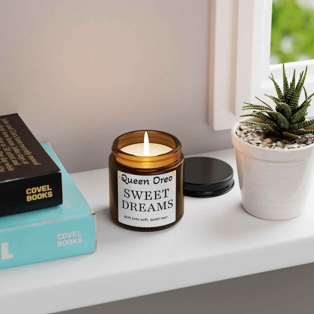 Sweet Dreams — Luxury Amber Sleep Candle (Cozy Night Blend)